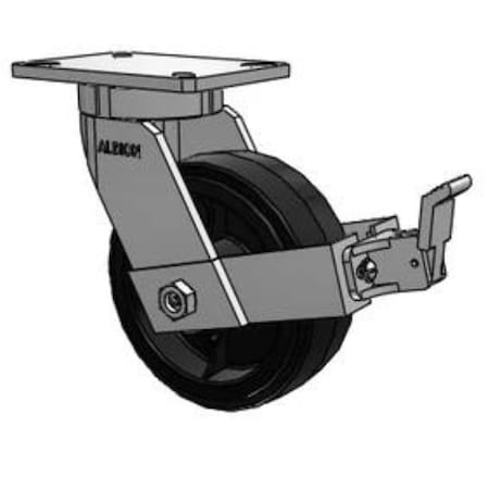 Albion kingpinless-rubber-Caster 470MR08501SFBB