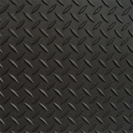 Diamond Deck 5 x 35 ft. Black Textured Rollout Flooring 84535