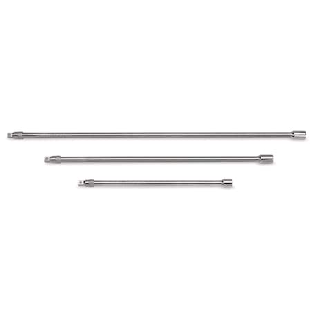 Williams Locking Extension Bar 1/4" Dr, 24" L, 1 Pieces, Chrome plated JHW30028