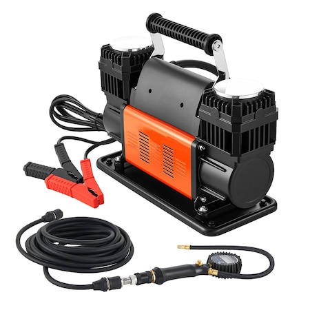 Vevor Dual-Cylinder Heavy Duty Air Compressor 10.6CFM 12V Portable Tire Inflator YD-127-C