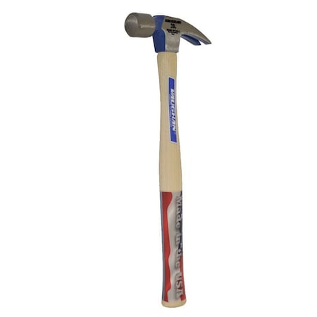 Vaughan RIP RIP HAMMER, 16 IN OAL, SMOOTH FACE, 20 OZ, STRAIGHT CLAW, WOOD HANDLE 10510