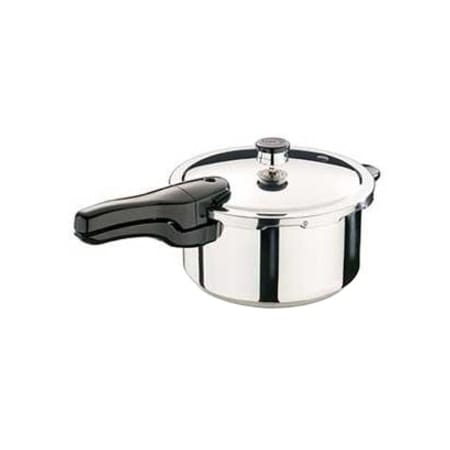 National Presto Presto 01341 Pressure Cooker, 4 qt Capacity, Stainless Steel 1341