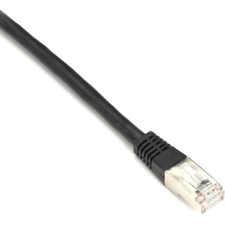 Black Box CAT5e 100-MHz Stranded Ethernet Patch Cable with Slim Form-Factor Molded Boot - Shielded (F/UTP), C EVNSL0172BK-0025