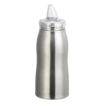 Service Ideas VersaVac Bottle, Stainless Vacuum, Cruet Lid, 0.7 Liter, Brushed VV07SSCR