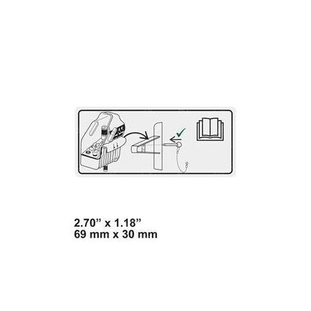 Skyjack REPLACEMENT DECAL, CONTROL BOX LOCATION 172632