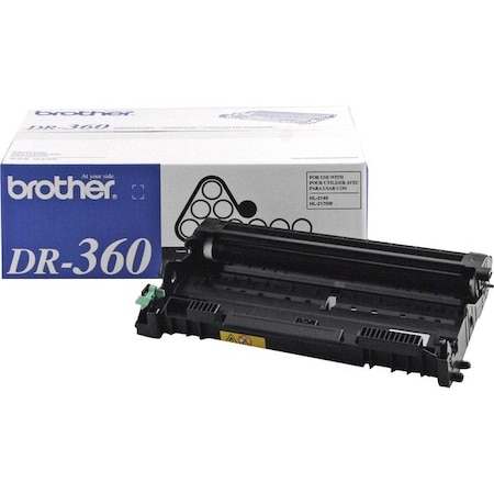 Brother Brother DR360 Replacement Drum - Laser Print Technology - 12000 - 1 Each DR360