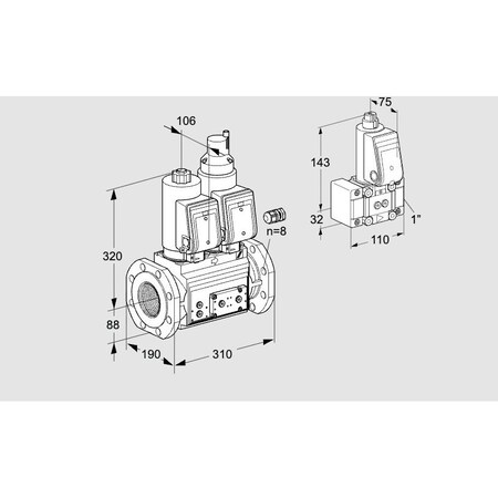 Honeywell Kromschroder VCS780F05NLWGR3E/PPPP/PPZ- KS88206709