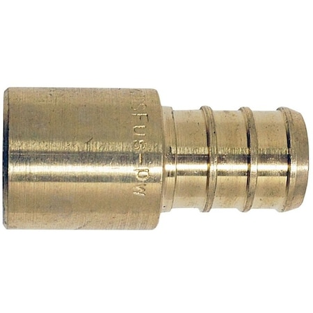 Apollo Valves Pipe Adapter, 12 in, PEX x Male Solder, Brass, 200 psi Pressure APXMS1212