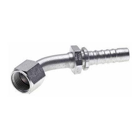 Gates Female JIC 37 Flare Swivel - 45 Bent Tube GlobalSpiral G20175-2020