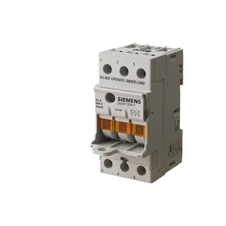 Siemens SENTRON cylindrical fuse holder 3NW7034-1