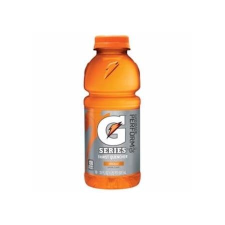 Gatorade 20 oz Wide Mouth Bottle, Orange, 24PK 308-32867