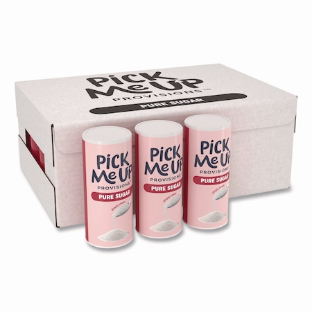 Pick Me Up Provisions Pure Sugar, 20 oz Canister, 24PK PM62433CT/94203