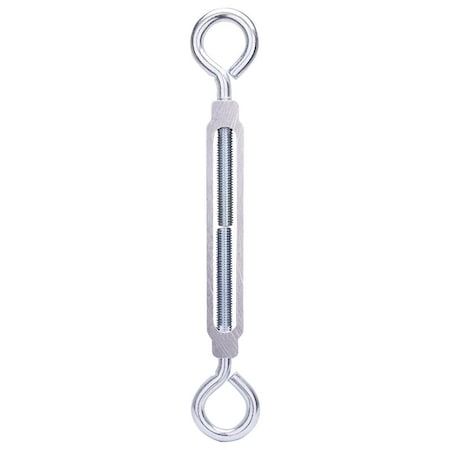 Prosource Turnbuckle, 1/2 in Thread, Eye, Eye, 17 in L Take-Up, Aluminum LR333