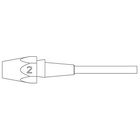 Weller Xds 2 Desoldering Tip 3.0X5.3 L 10.5 mm T0051325199