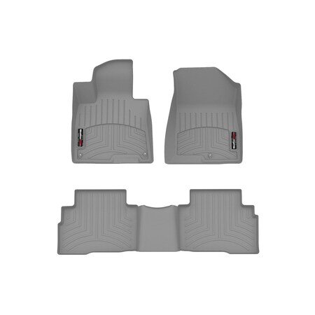 Weathertech Grey, Front and Rear Floorliners 461732-1-3