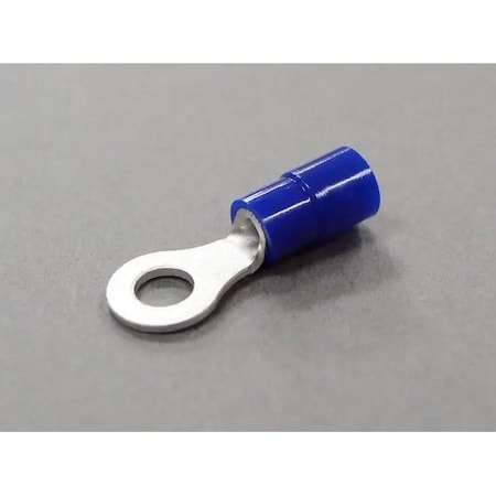 Nichifu Eco-Friendly Polycarbonate Insulated Ring Terminal, 16-14 AWG, #8 Stud TMEX 2-4-BLU