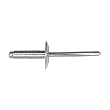 Auveco Panel Blind Aluminum Rivet 3/16in Diameter 3/8in-1/2in Grip, 50PK 19056