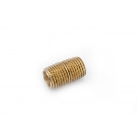 Midland Industries 12 Male Pipe Thread x 12 Male Pipe Thread Close Nipple Connection Straight Brass 706112-08