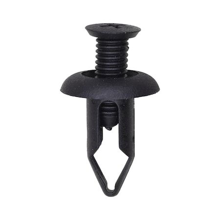 Auveco Mazda Push-Type Retainer, Black Nylon, 18mm Head., 20mm Length, 9mm Hole, 15PK 22049