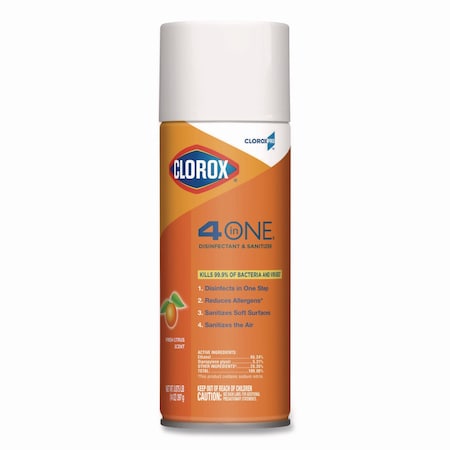 Clorox Cleaners & Detergents, 14 oz. Aerosol Can, Citrus 10044600310432