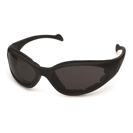 Sandviper Sand Viper Black frame w/foam spatula temple & strap, gray AF, ANSI/CSA 12E90502