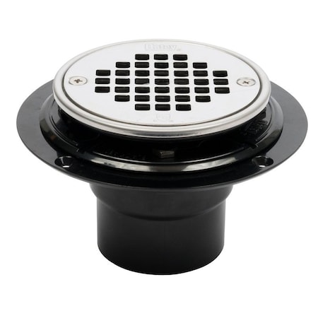 Oatey Shower Drain, ABS, Polished Stainless Steel 42262