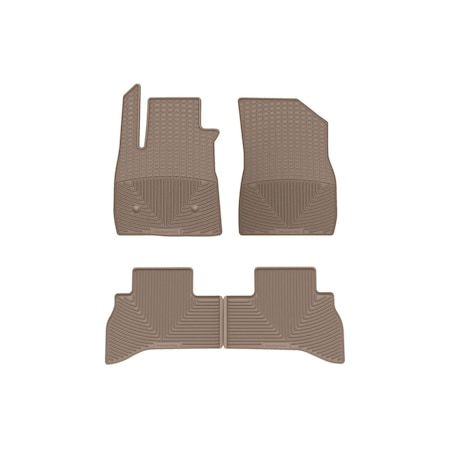 Weathertech Tan, Front and Rear All Weather Floor Mats W556TN-W559TN