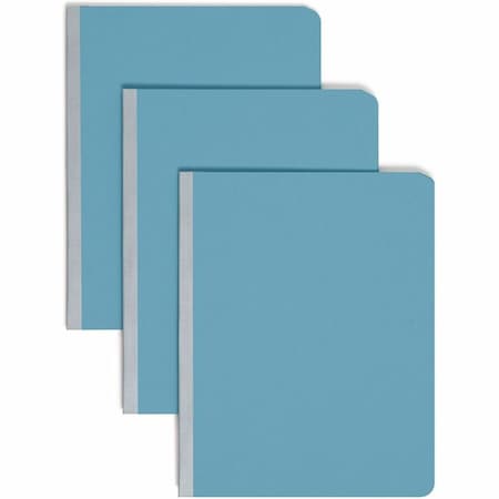 Smead Side Opening Pressboard Report Cover, Prong Fastener, Letter, Blue 81050