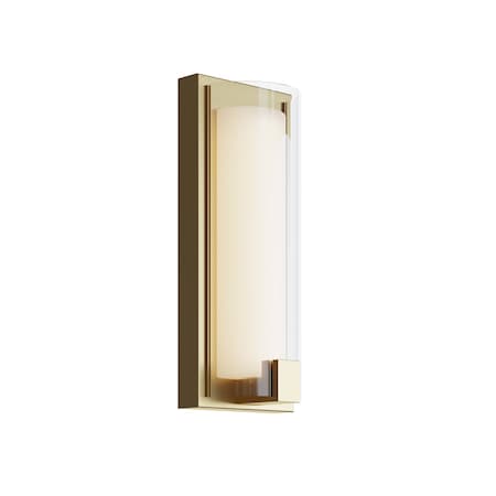 Afx Mesa - LED Sconce - Light Antique Brass MSAS0512LAJUDLB
