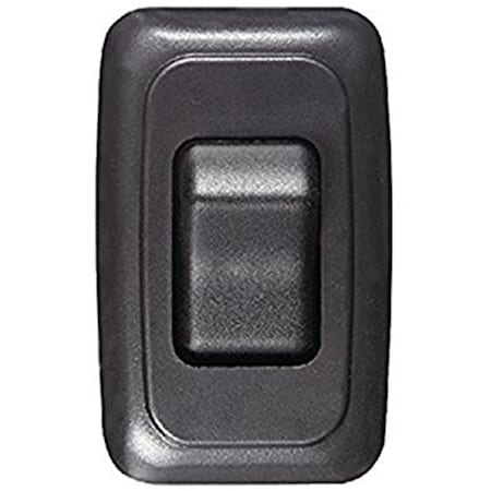 Rv Designer S521 Single Contoured Wall Switch Black R6R-S521