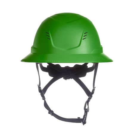 Msa Safety Helmet, Green, ABS 10250612