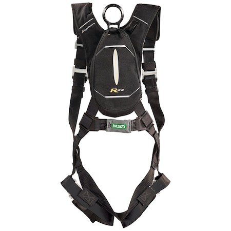 Msa Safety EVOTECH(R) Harness Full Body Harness, M, 400 lb., Quick-Connect Chest/ Quick-Connect Leg Straps 10176307