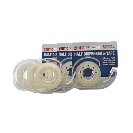 Wod Tape OST20C1 Office Clear Stationery Tape: 3/4 in. x 36 yds, 192PK WOD OST20C1-00750-192-36-CLE