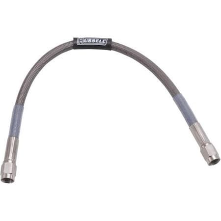 Kento Gear 9 in. Straight -3AN Universal Brake Line Assembly, Blue KE654923