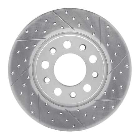 Dynamic Friction Co DFC Geoperformance Rotor - Drilled and Slotted 830-42014R