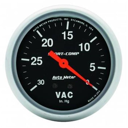 Tool 3484 Sport-Comp Mechanical Vacuum Gauge - 2.62 in. TO3628198