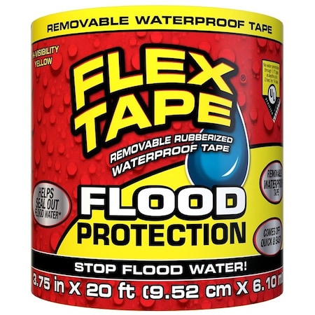 Flex Tape 4 in. Flood RTSYELR0420