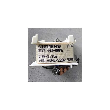 Siemens 220 VAC 50 Hz, 240 VAC 60 Hz, AC, Magnetic Coil for SIRIUS 3TF World Series Contactor 3TY7443-0AP6