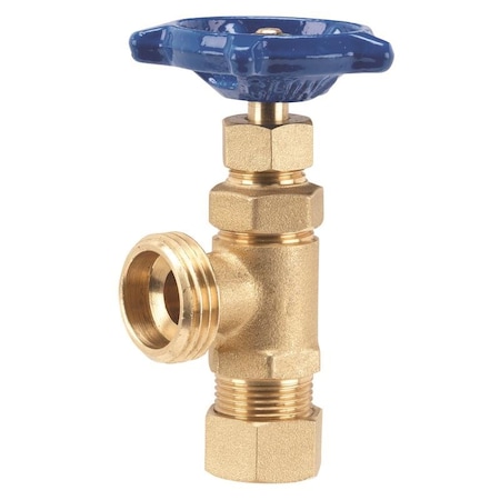 Homewerks 1/2 in. X 3/4 in. Comp x MHT Brass Boiler Drain Valve VBDSTDD3