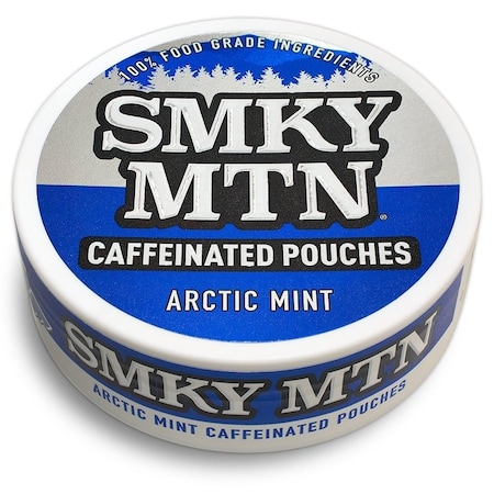 Smokey Mountain 03775 Caffeinated Pouch, Arctic Mint, 15 Count, Can 1775