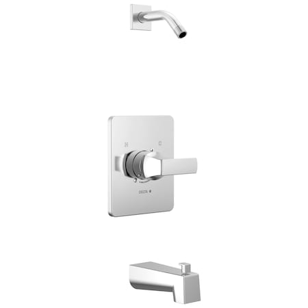 Delta Velum Monitor 14 Series Tub & Shower - Less Head In Chrome T14437-LHD