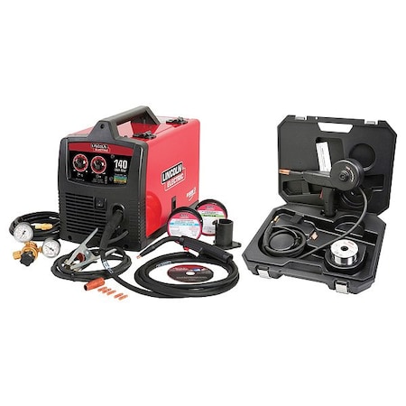 Lincoln Electric MIG Welder, Easy-MIG 140, Single-Phase, 110/115/120V AC K5387-2