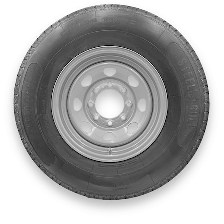 Steelbull - Steel Master ST235/80R16 10 Ply 8 On 6.5 Bolt, Silver Wheel Assemblies 599336SBSIL