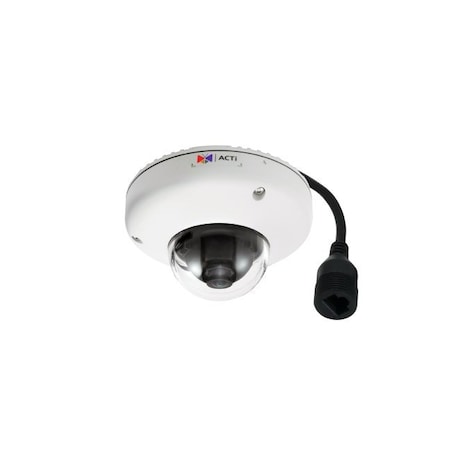 Acti 3MP Outdoor Mini Dome with Superior WDR, Fixed Lens E918