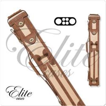 Elite Cases ECV24 CHESTNUT Elite Vintage Pool Cue Case with 2 Butts & 4 Shafts - Chestnut ECV24 CHESTNUT