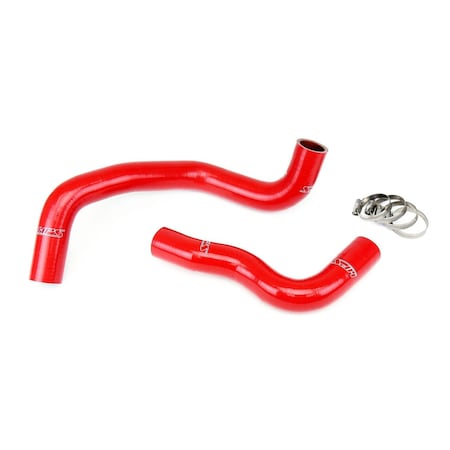 Hps Performance High Temp Reinforced Silicone Radiator Coolant Hose Kit, Red, 57-1833-RED