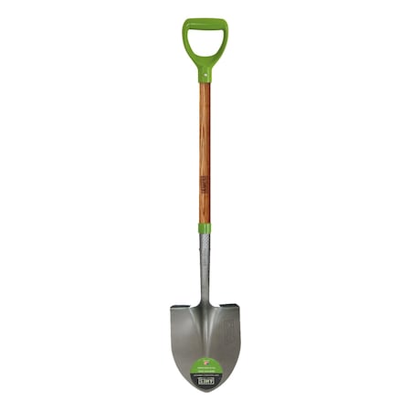 Ames Round Point Shovel, Comfort Step, Hardwood Handle, D-Grip 2535800