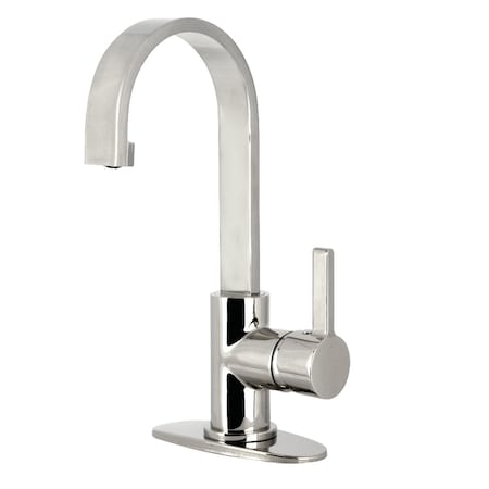 Kingston Brass Single-Handle Bar Faucet, Polished Nickel LS861CTLPN