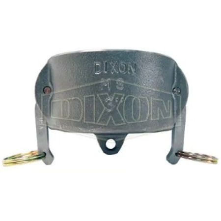 Dixon Type DC Cam and Groove Dust Cap, 2 in, Malleable Iron, Domestic 200-DC-MI