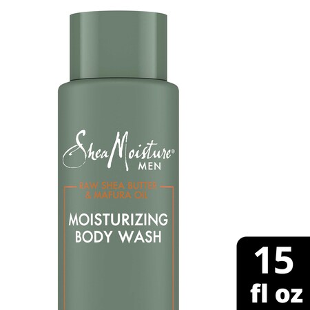 Shea Moisture Men Raw Shea Butter and Mafura Oil Body Wash, 15 Fluid Ounce, 4PK 68708642